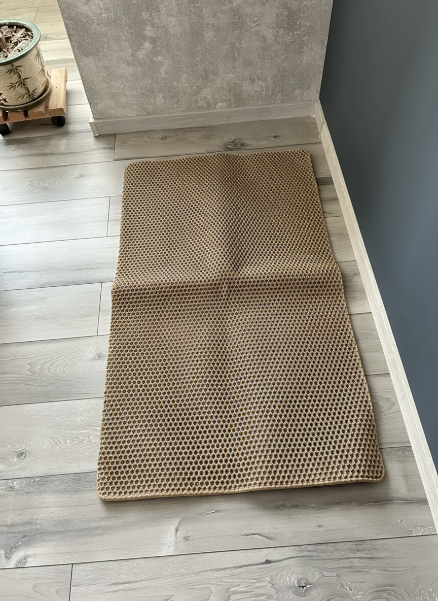 Beige Cat Mat in Room Setting
