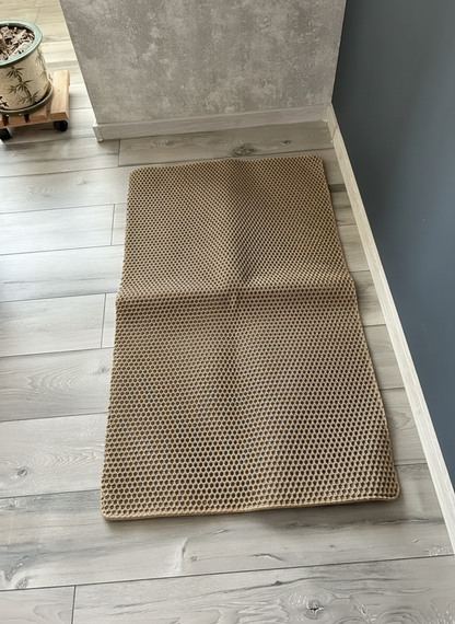Beige Cat Mat in Room Setting