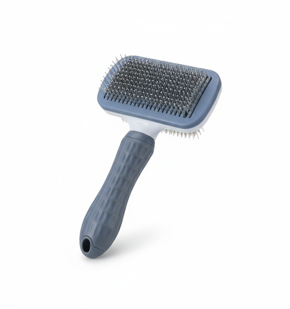 Hero Image - Blue Self-Cleaning Pet Brush